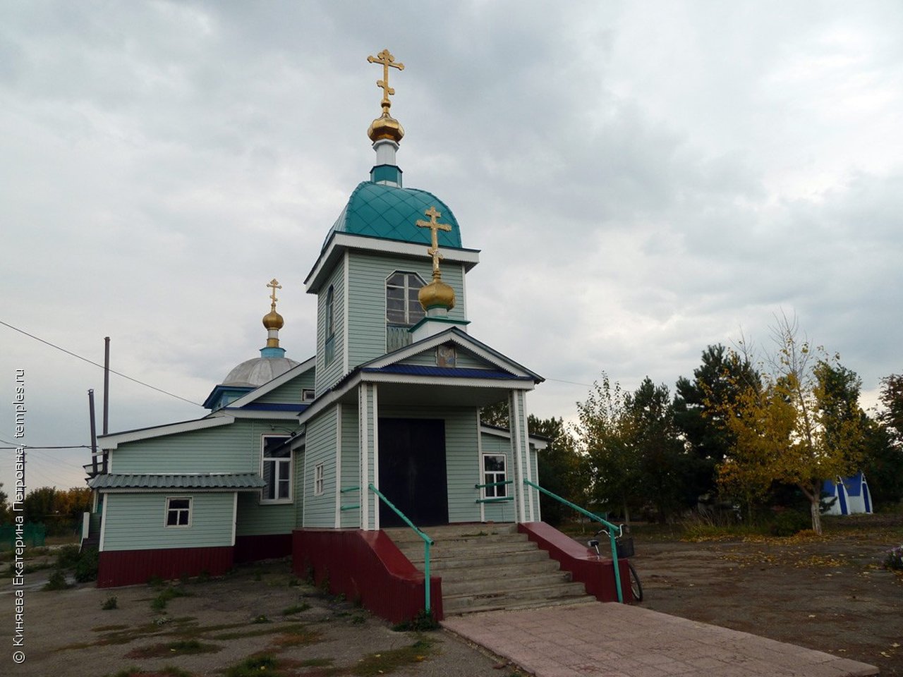  Храм села Большая Глушица Самарской области