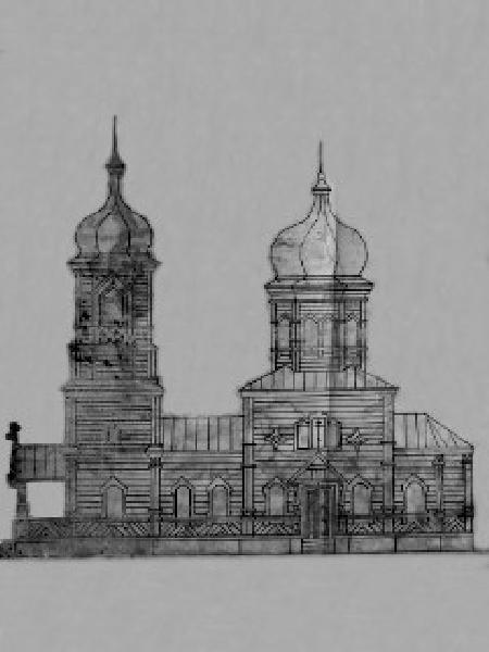 Проект Никольской церкви с. Озинки, 1907 год