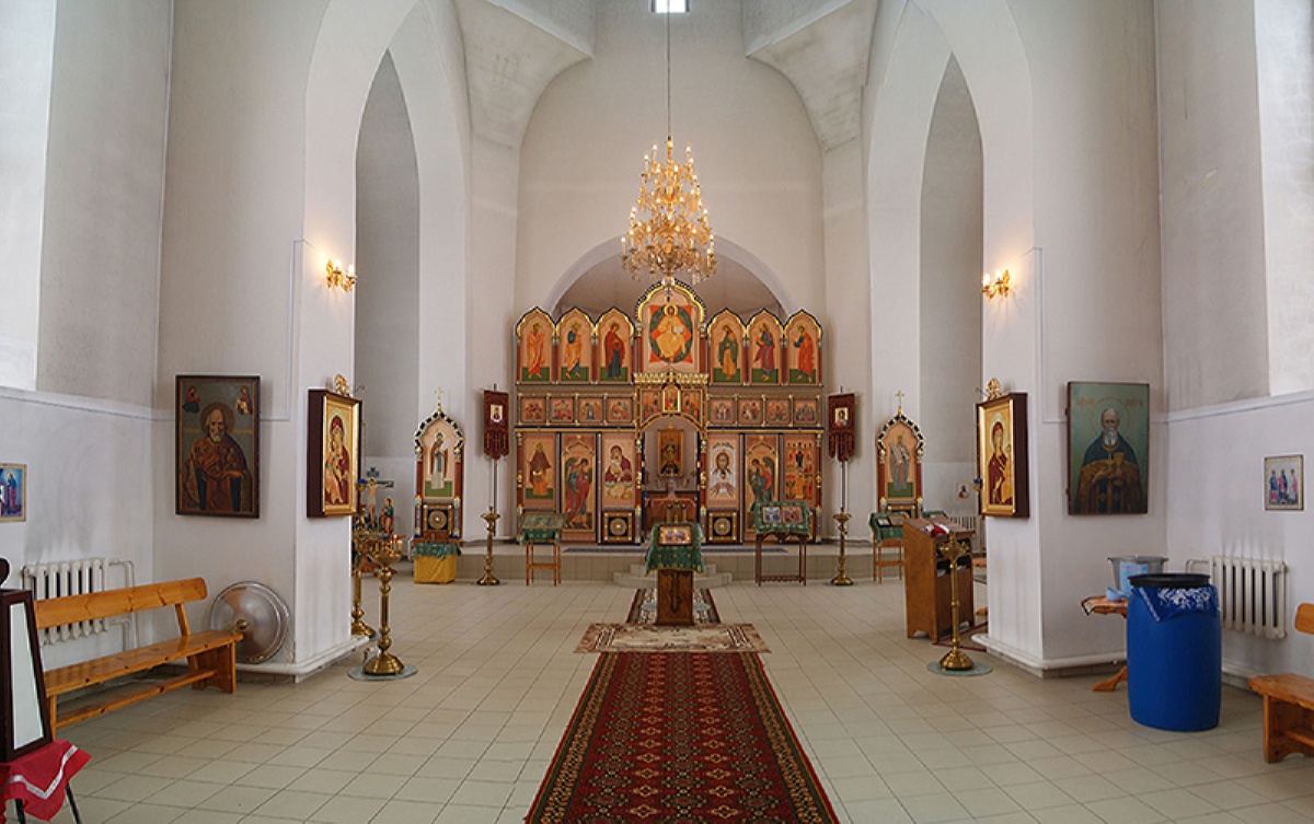  Покровский храм села Балаши, внутри.