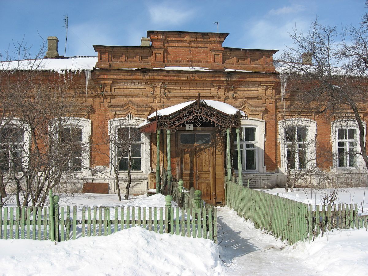 Дом семьи Кедровых до 1928 года  (ныне Пичугинский переулок, д. 7).