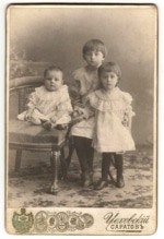 Дети протоиерея Феодора Волковского: Сергей, Нина и Александра